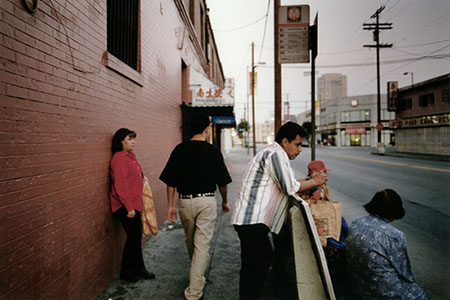 Chinatown Bus Stop, Los Angeles 1999