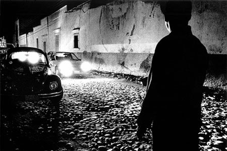Boy in Car Headlights, Mexico 1995